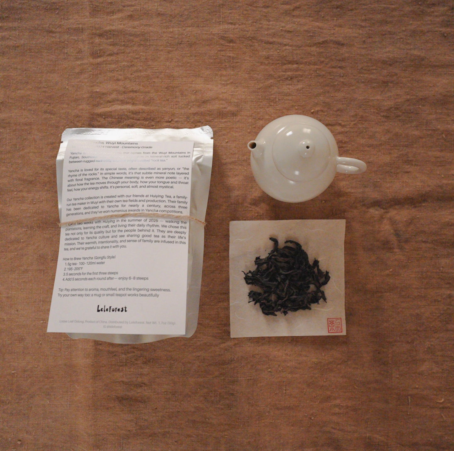 Oolong Yancha, Dahongpao, Ceremony Grade (Smorgasburg Dec'25 Edition)